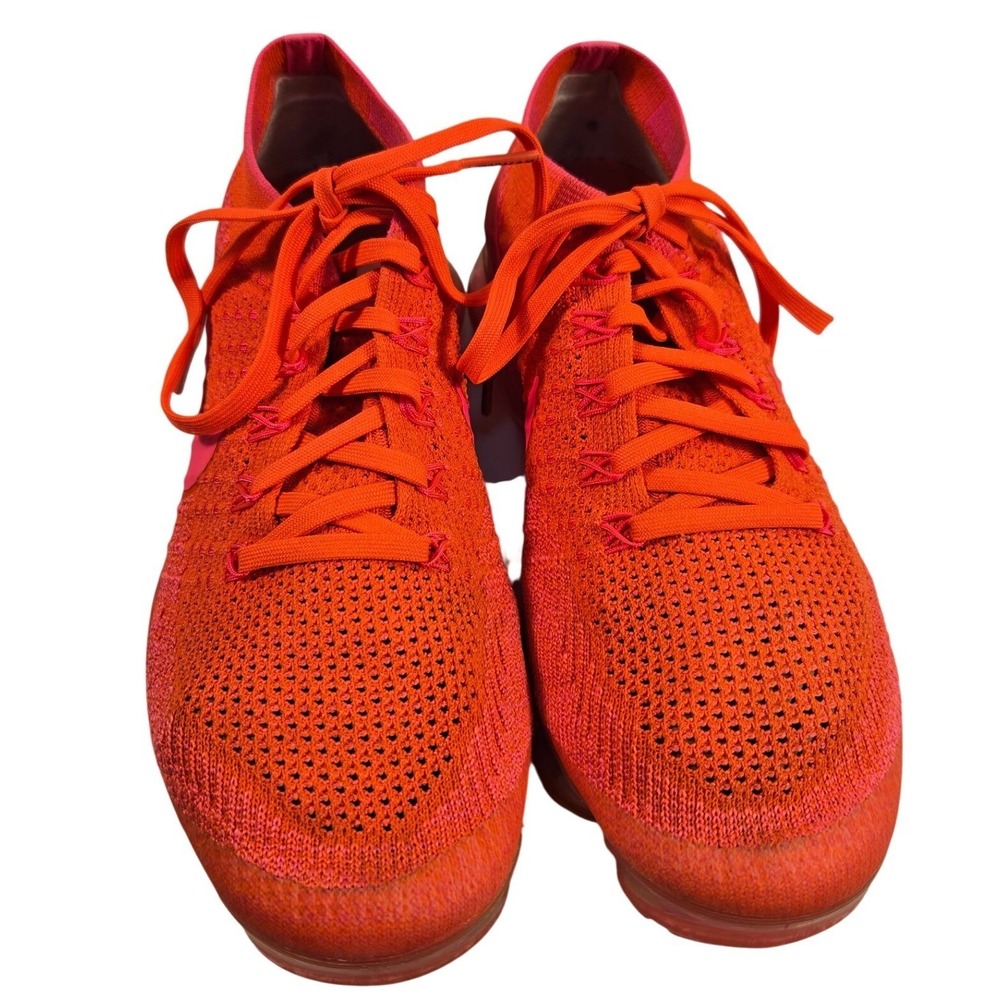 Nike Air VaporMax Flyknit Hyper Punch Pink Blast Womens Running Shoes 849557-604